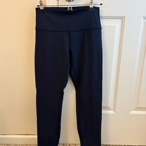 Lululemon Navy Blue High-Waisted Leggings